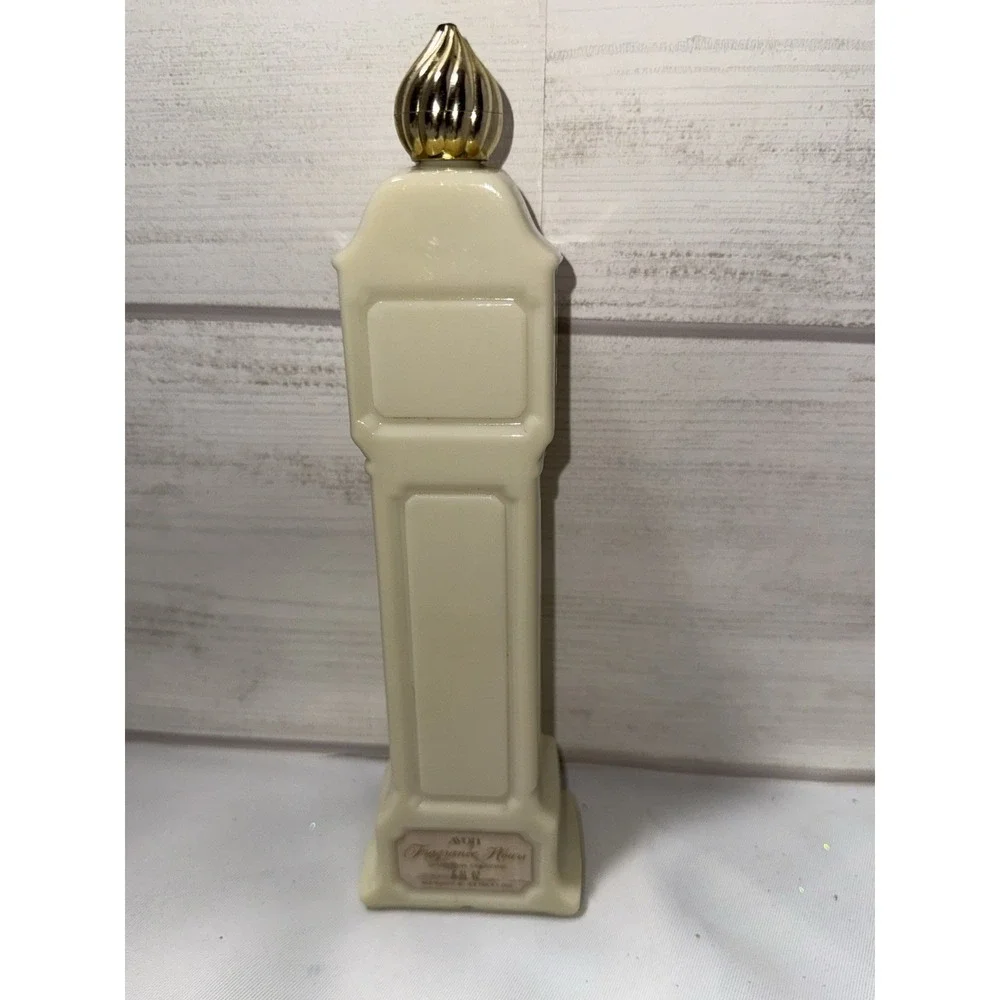 Avon Vintage Cologne Bottle - Ivory Grandfather Clock 